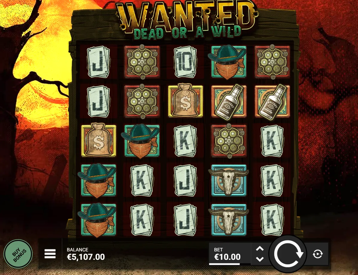 Wanted Dead Or A Wild Slot